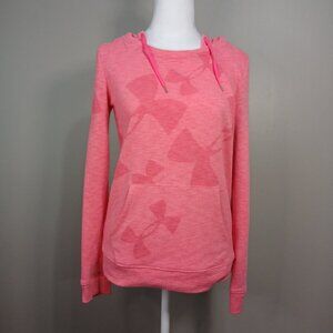 UNDER ARMOUR HOODIE, PINK ON PINK, SIZE XS